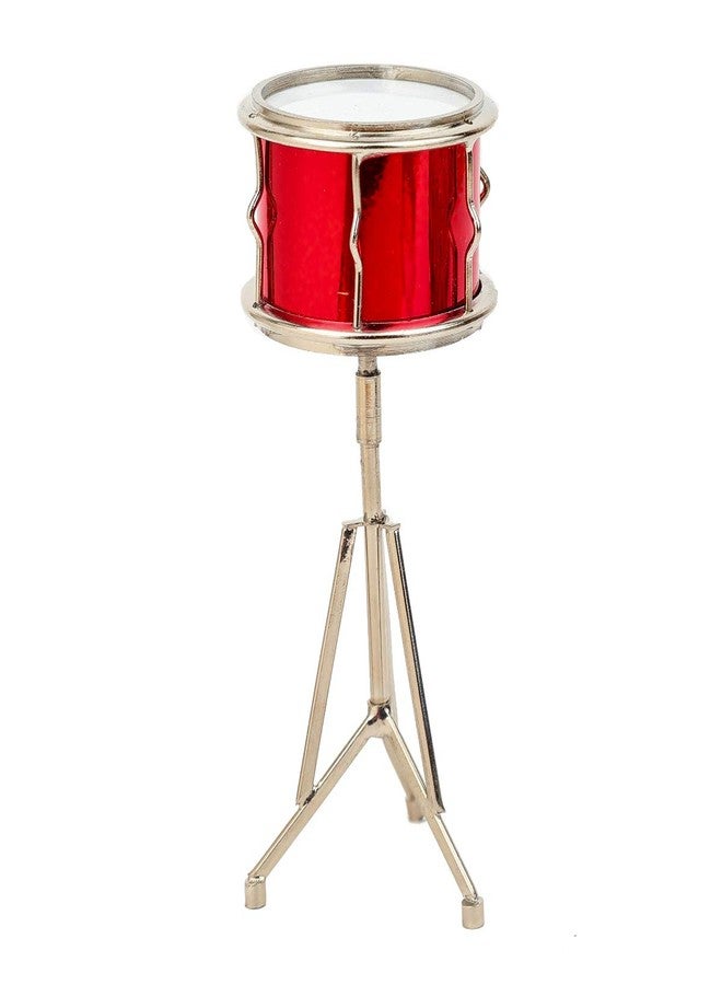 Dselvgvu Miniature Snare Drum with Case Mini Percussion Musical Instrument Replica Collectible Dollhouse Accessories Model Home Ornament (Snare Drum) - Image 5
